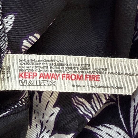 Intimately Free People Blouse Womens S Black Floral Peplum Button Detail - Picture 5 of 5